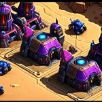 Tower Defense Action**

> Detailed isometric view of a "Mineralz TD" styled StarCraft II mod game.  Numerous intricately designed defensive towers are strategically placed on a desert map.  Waves of diverse Zerg units are advancing towards a base.  High detail, sharp focus, vibrant colors, digital painting, inspired by classic RTS aesthetics.  Atmospheric lighting, emphasizing the intensity of the defense.

**