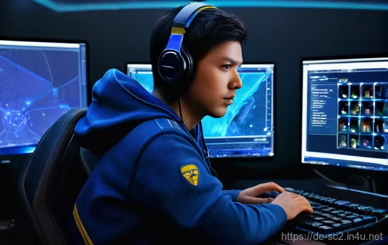 스타크래프트2 지도 제작법 - **A StarCraft II Map Editor Scene: The Genesis of Creation.** A dynamic, high-angle shot of a di...