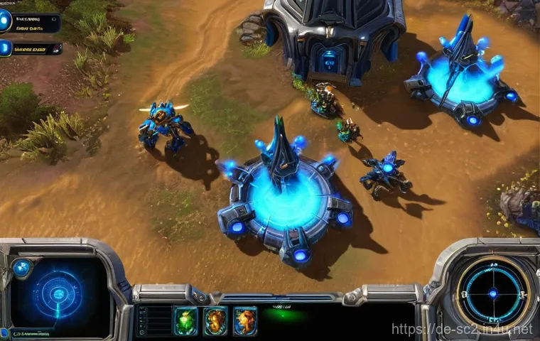 스타크래프트2 대전 상대 분석법 - Early-Game Scouting and Strategic Deduction** A focused StarCraft 2 player (gender-neutral, wearing...